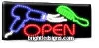 Bảng LÀM TÓC LED OPEN SIGNS _MSP: 20387-AN