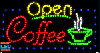 Bảng CAFE LED OPEN SIGNS _MSP: 25424-AN - anh 1